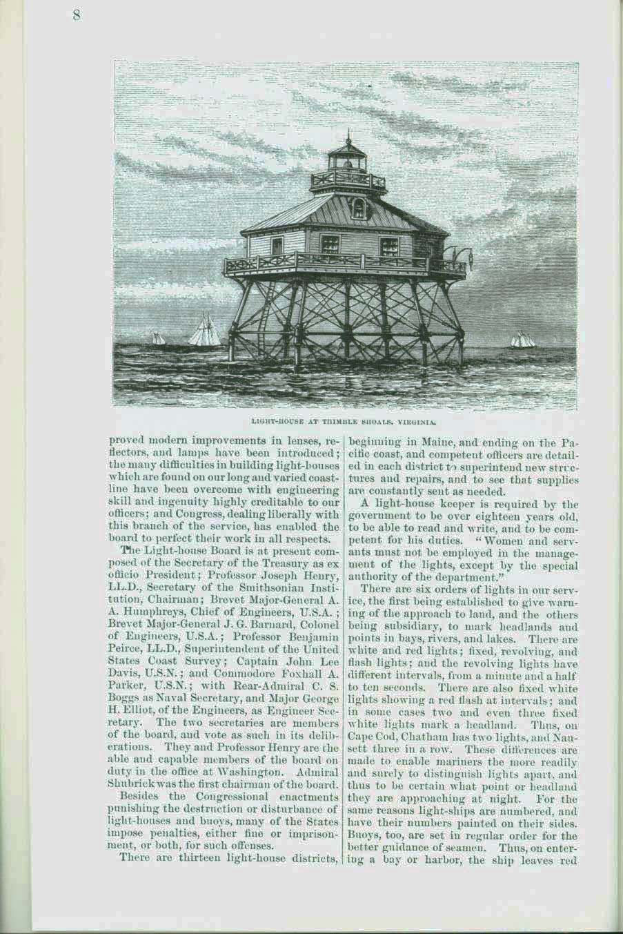 THE LIGHT-HOUSES OF THE UNITED STATES IN 1874. vist0086f